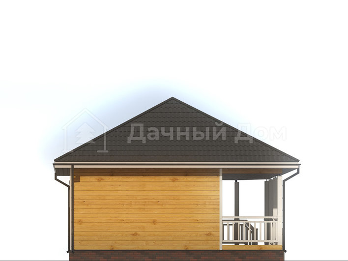 Баня из бруса ББ007