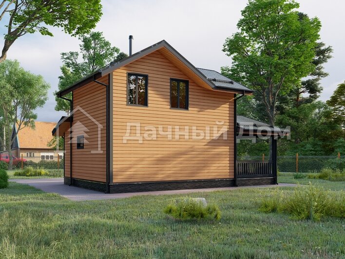 Баня из бруса ББ063