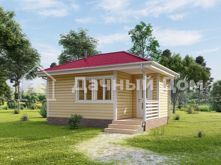 Баня из бруса ББ050