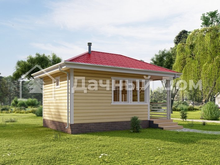 Баня из бруса ББ050