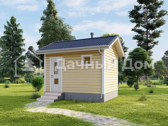 Баня из бруса ББ052