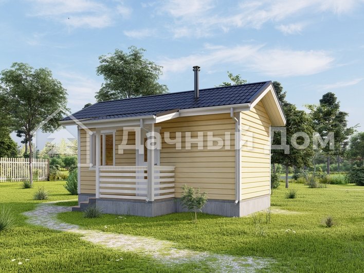 Баня из бруса ББ053