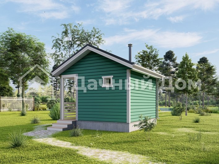 Каркасная баня БК054