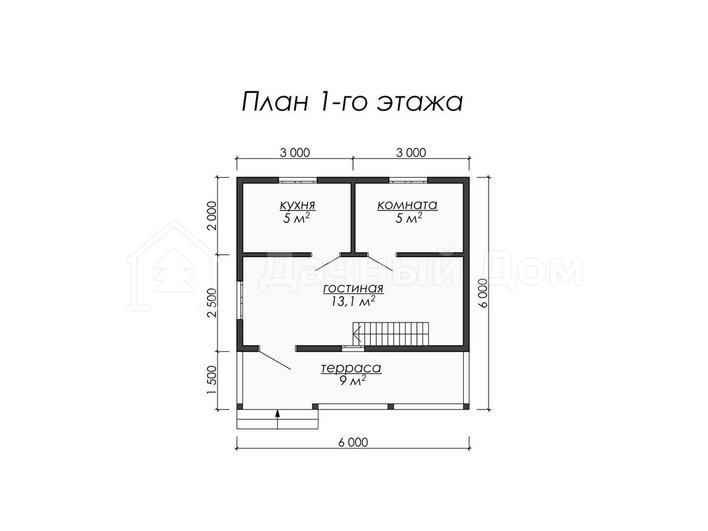 Дом из бруса ДБ005
