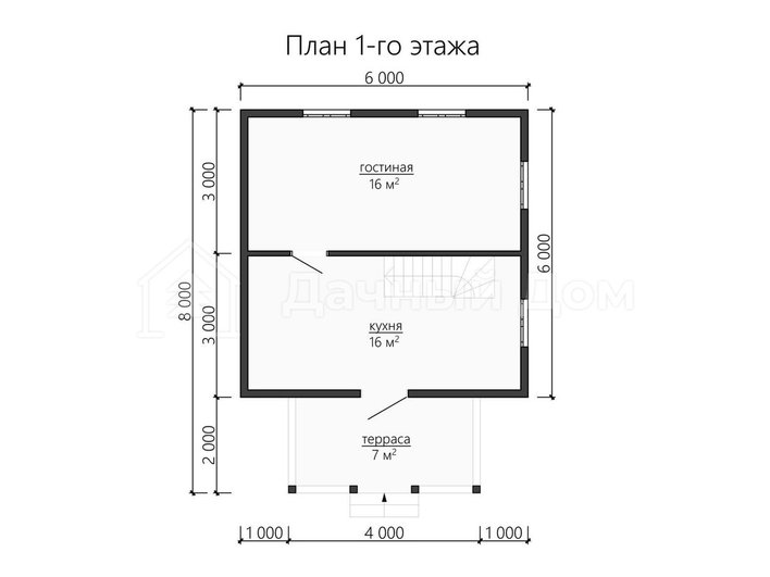 Дом из бруса ДБ010