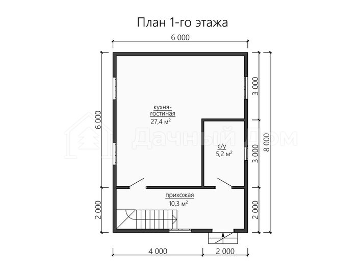 Дом из бруса ДБ016