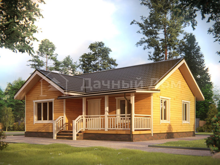 Дом из бруса ДБ018