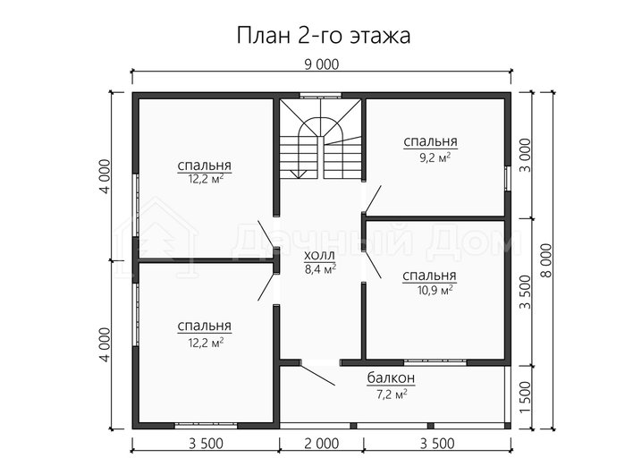 Дом из бруса ДБ019