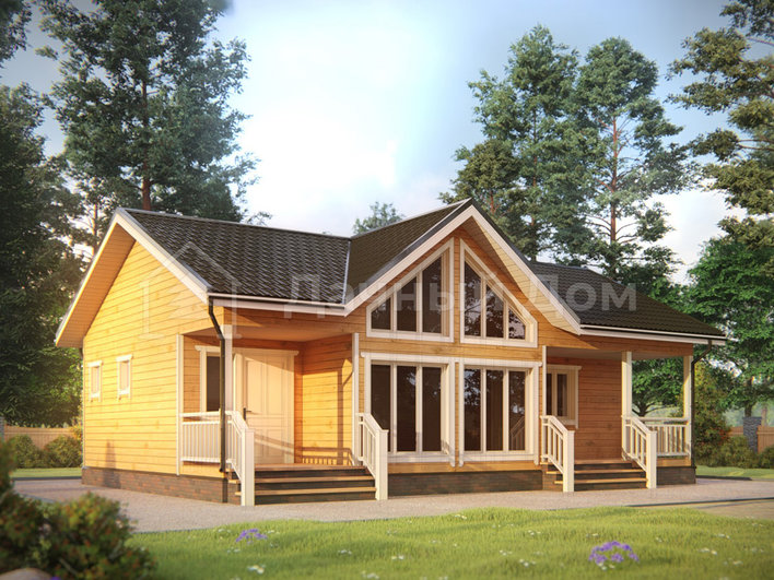 Дом из бруса ДБ021