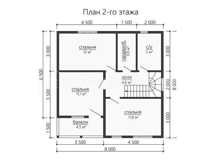 Дом из бруса ДБ022