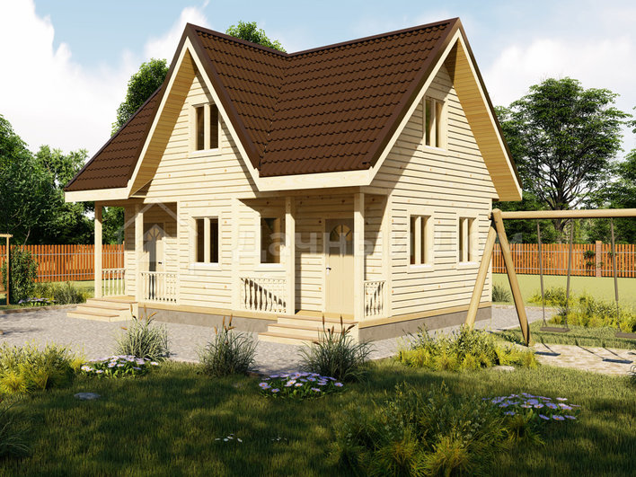 Дом из бруса ДБ031