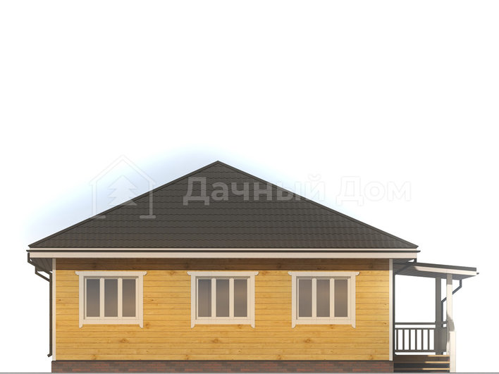 Дом из бруса ДБ055