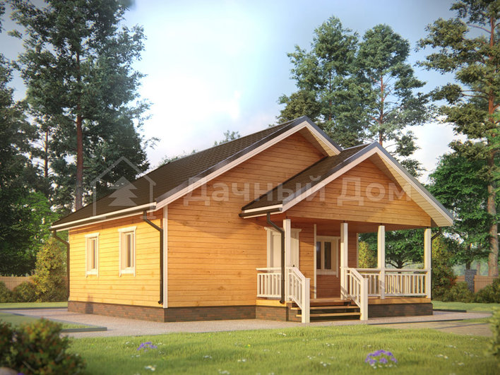 Дом из бруса ДБ056