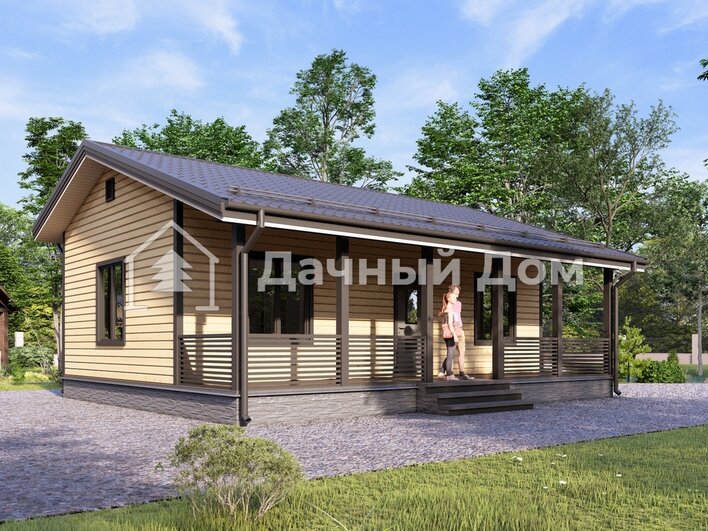 Дом из бруса ДБ068