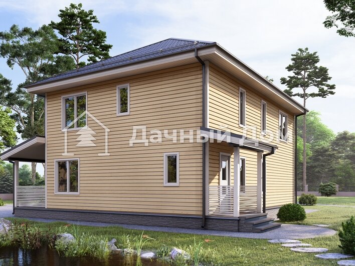 Дом из бруса ДБ073