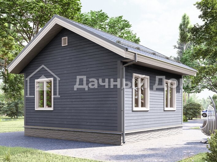 Каркасный дом ДК001