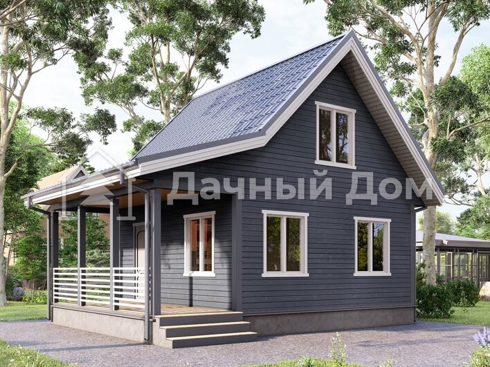 Каркасный дом ДК002
