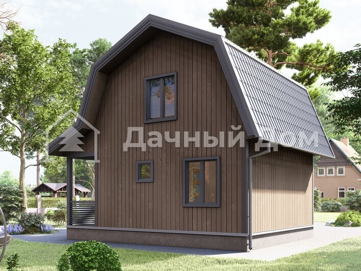 Каркасный дом ДК003