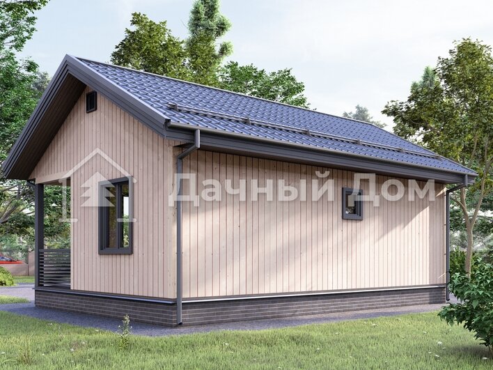 Каркасный дом ДК004