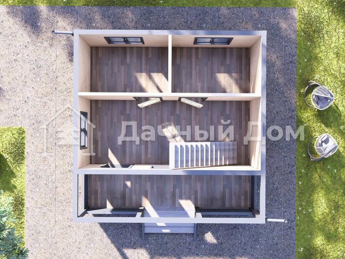Каркасный дом ДК006