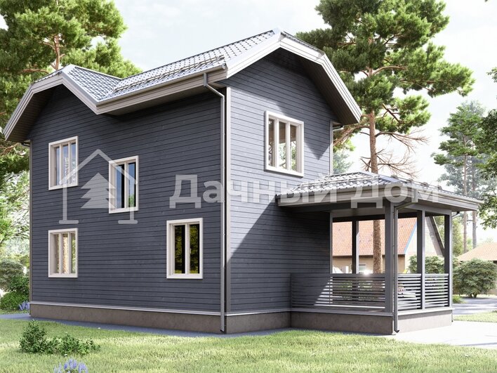 Каркасный дом ДК008