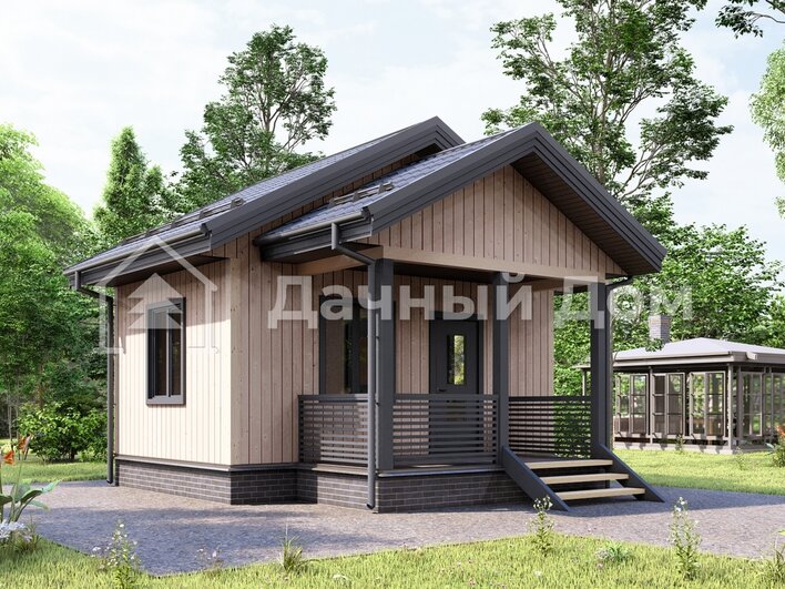 Каркасный дом ДК009