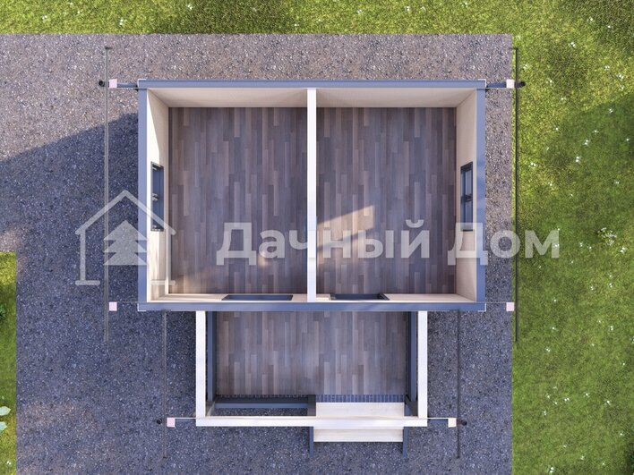 Каркасный дом ДК009