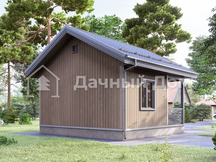 Каркасный дом ДК010