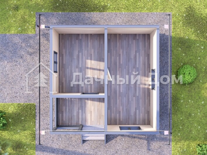 Каркасный дом ДК010
