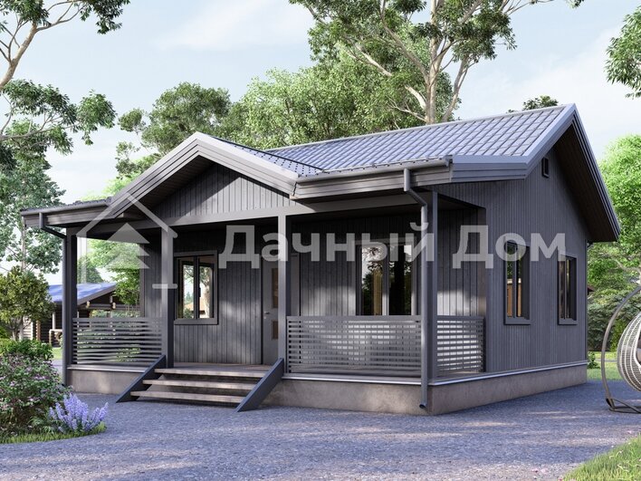 Каркасный дом ДК012