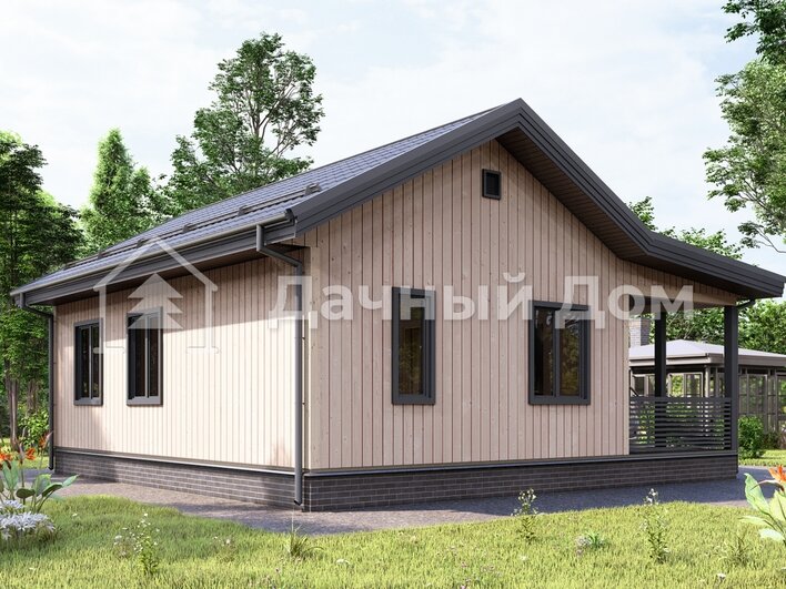 Каркасный дом ДК013