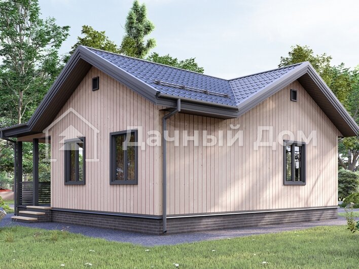 Каркасный дом ДК013