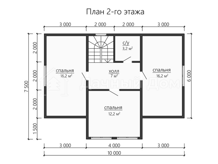 Каркасный дом ДК015