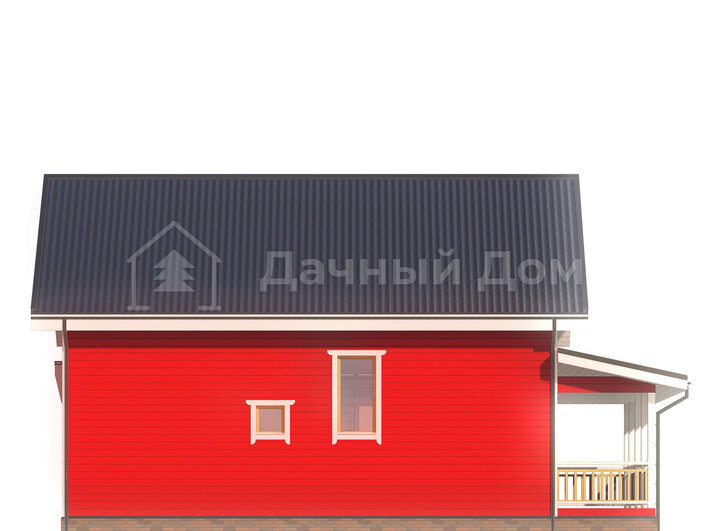 Каркасный дом ДК015