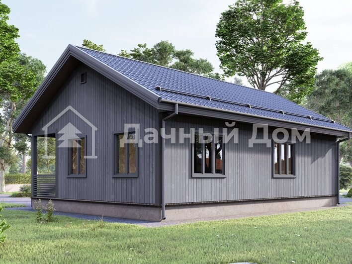 Каркасный дом ДК016