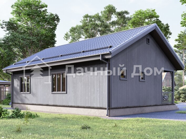 Каркасный дом ДК016