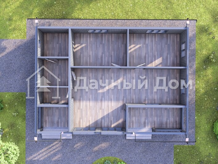 Каркасный дом ДК016