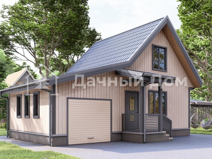 Каркасный дом ДК017