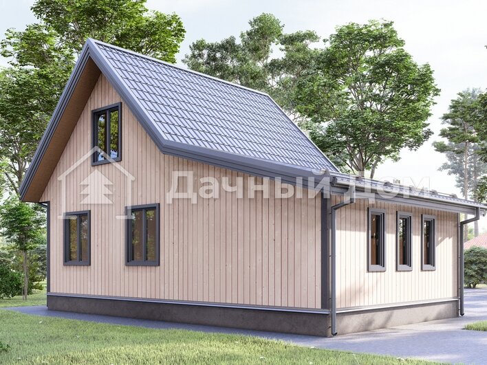 Каркасный дом ДК017