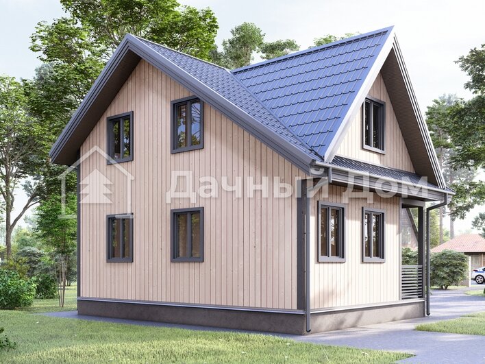 Каркасный дом ДК032