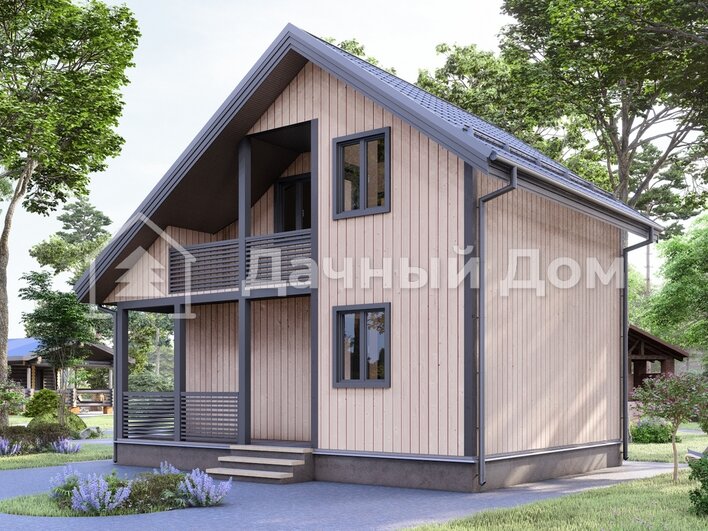 Каркасный дом ДК032