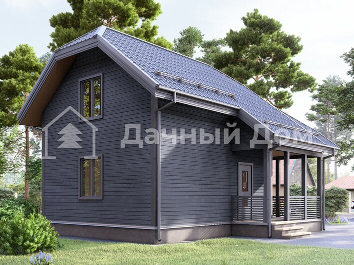 Каркасный дом ДК033