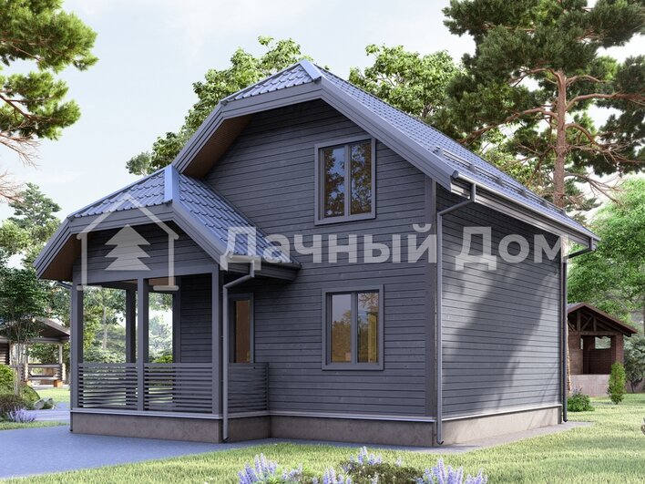 Каркасный дом ДК033