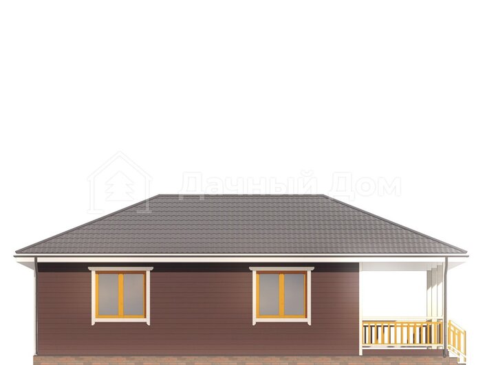 Каркасный дом 12х10 ДК037