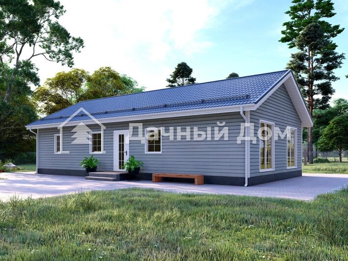 Каркасный дом ДК049
