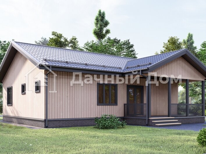 Каркасный дом 13х12 ДК038