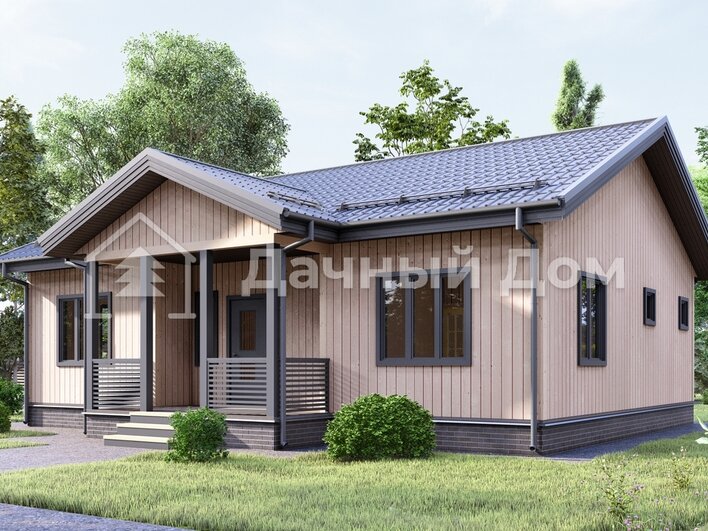 Каркасный дом 13х12 ДК038