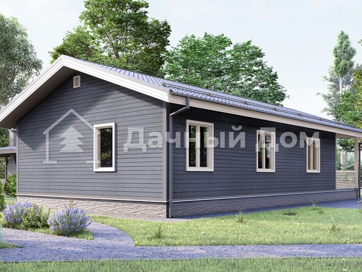 Каркасный дом 15х8 ДК039