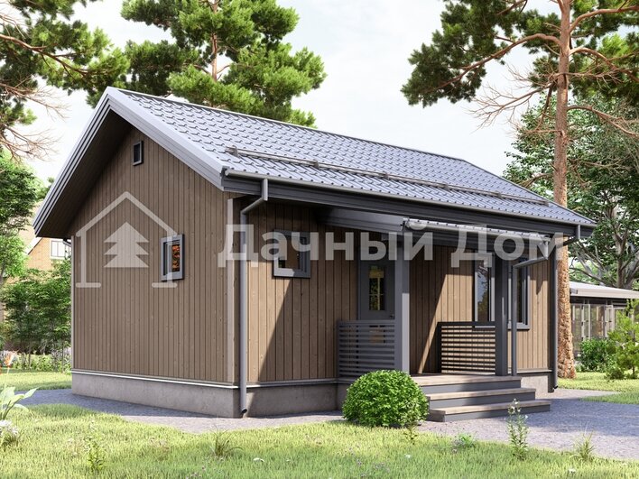 Каркасный дом ДК040
