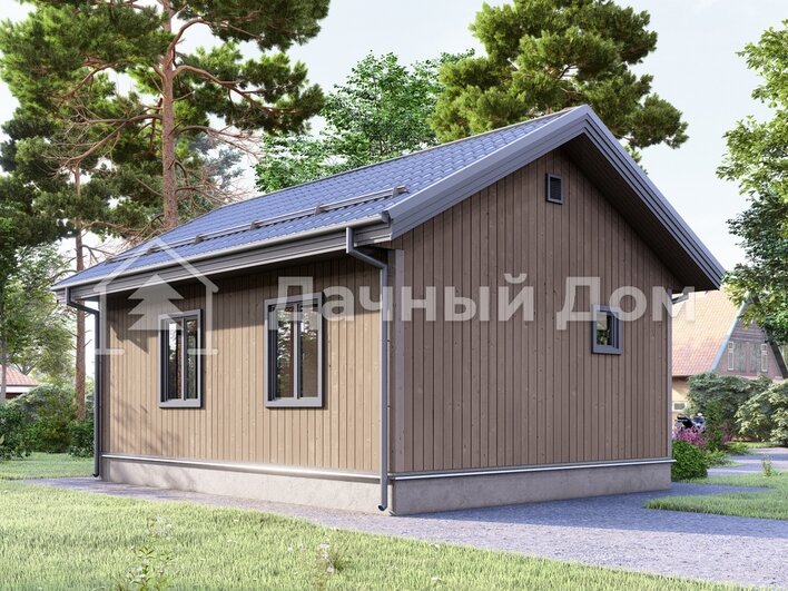 Каркасный дом ДК040